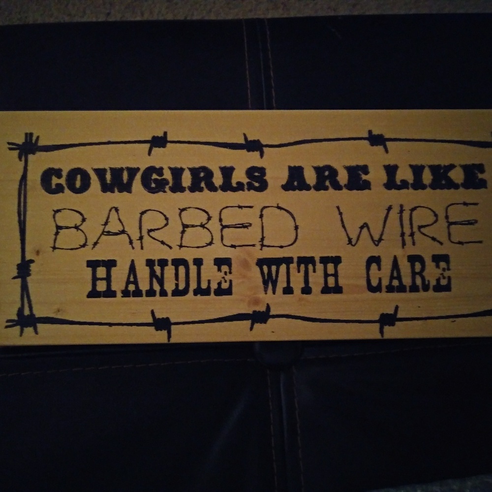 Wooden sign